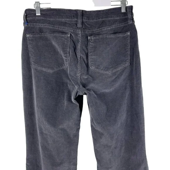 NYDJ Gray Straight Leg Lift Tuck Technology Corduroy Jeans (12) - Picture 5 of 14